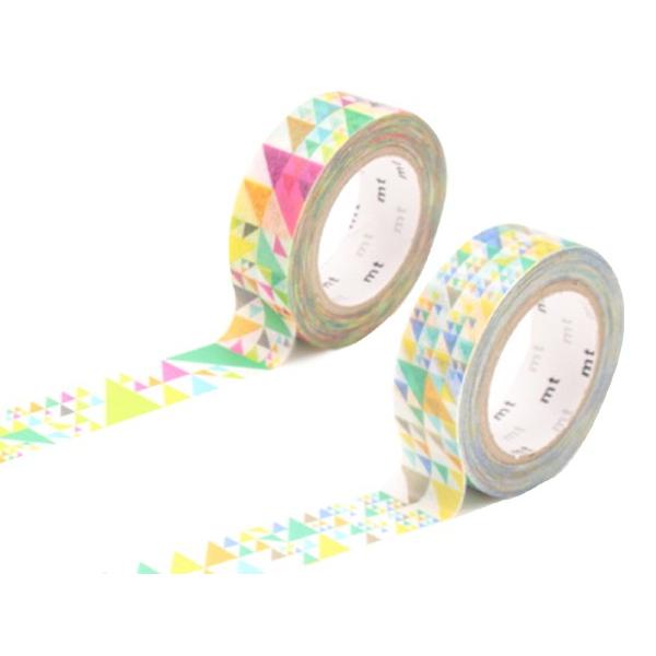 マスキングテープ mt 1P 三角 幅15mm （ カモ井加工紙 マステ 和 