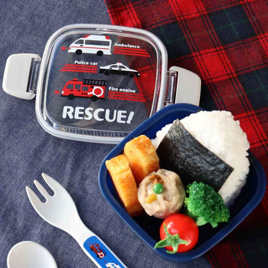 弁当箱 1段 240ml はたらくくるま （ お弁当箱 ランチボックス レンジ