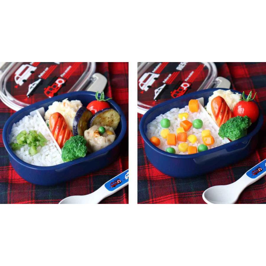 弁当箱 1段 330ml 小判型 はたらくくるま （ お弁当箱 ランチボックス