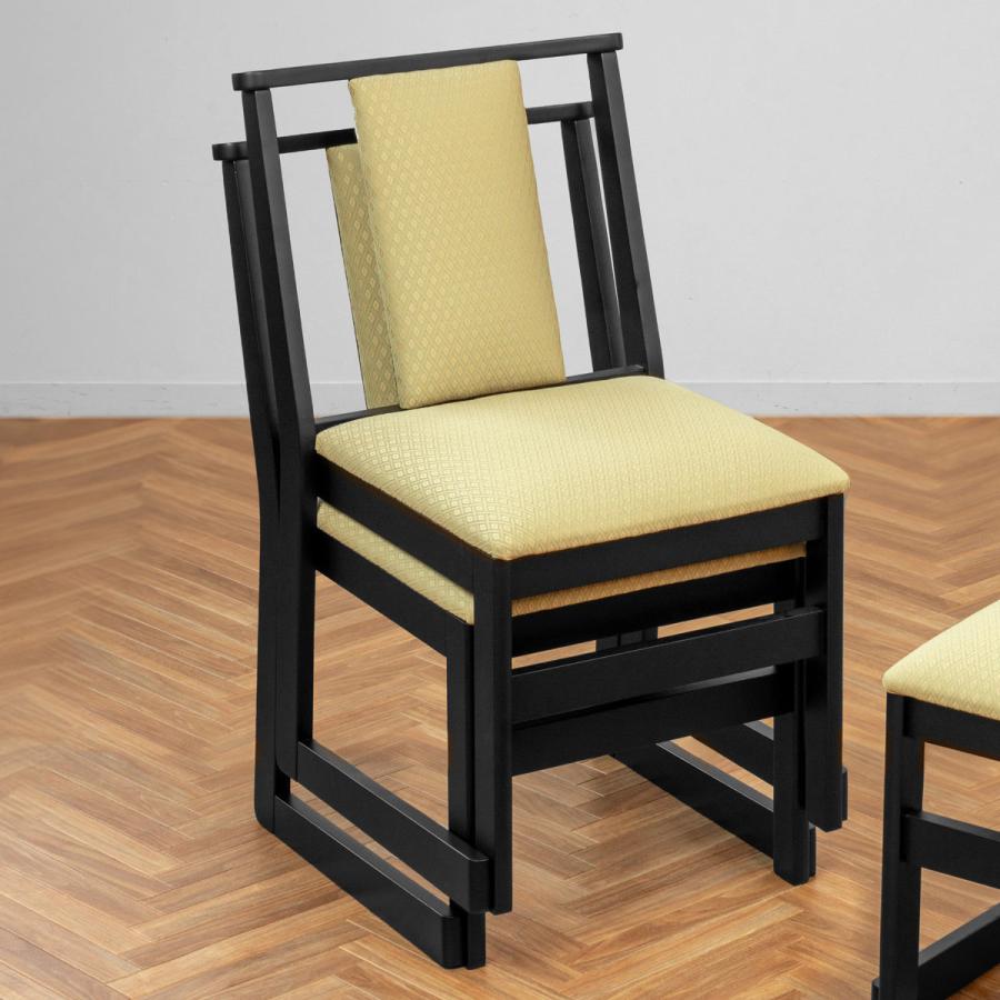 2脚セット！　お座敷チェア スタッキング チェア　足が楽な座椅子 東谷 お座敷チェア ロータイプ 同色2脚セット 座面高38cm 座椅子