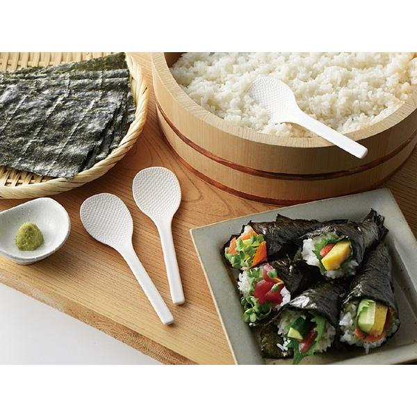 しゃもじ 手巻き寿司しゃもじ 3本組 食洗機対応 日本製 （ シャモジ 杓