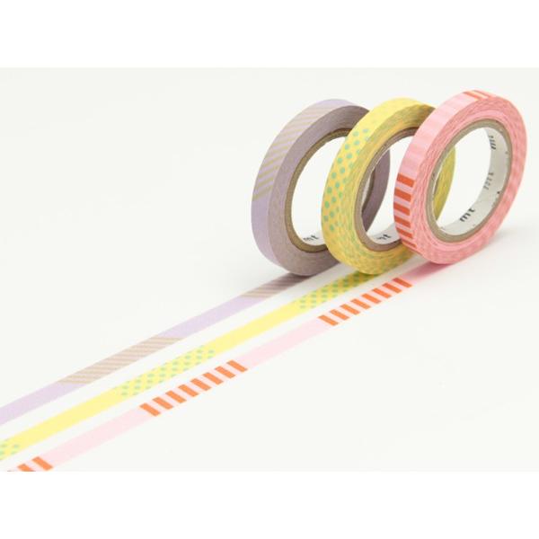 マスキングテープ mt slim deco A スリム 幅6mm （ カモ井加工紙