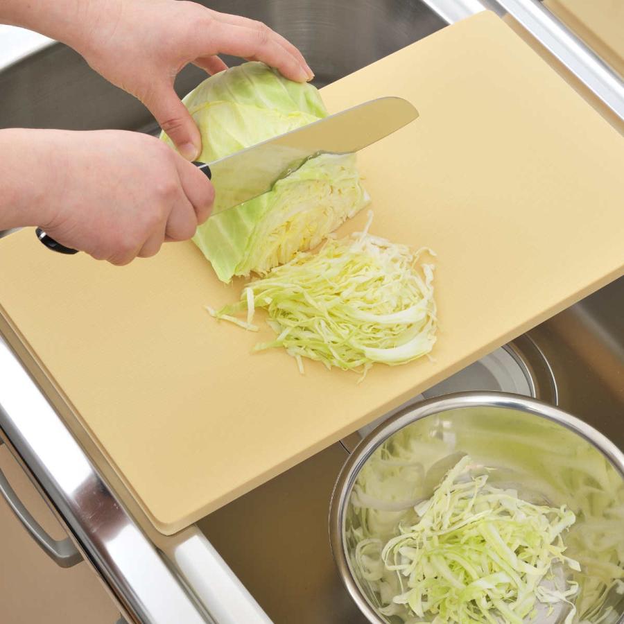 ヨシカワ まな板 L 抗菌エラストマー シンクまな板 日本製 （ 抗菌