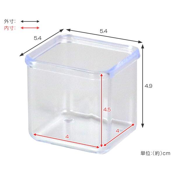 小物ケース Ss クリアケース 角丸タイプ 透明 収納 デスコシリーズ