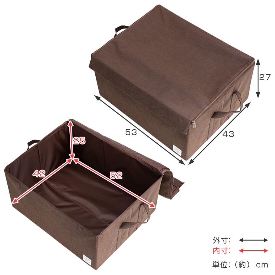 東洋ケース（TOYOCASE） 収納ボックス ストレリアナチュレ LL 幅53