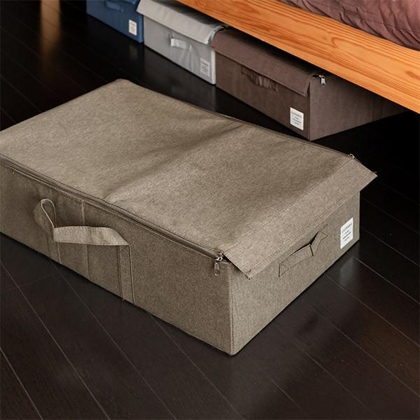 収納ケース ストレリアナチュレ ベッド下 幅39 奥行60 高さ18cm フタ付き 収納ボックス 収納 ベッド下収納 天袋 布製 布 ファブリック 折りたたみ お弁当グッズのカラフルボックス 通販 Yahoo ショッピング