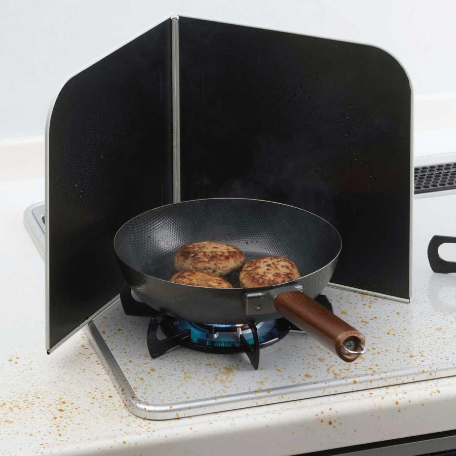 下村企販 レンジガード サッとその場で油はねガード L字型 （ 日本製