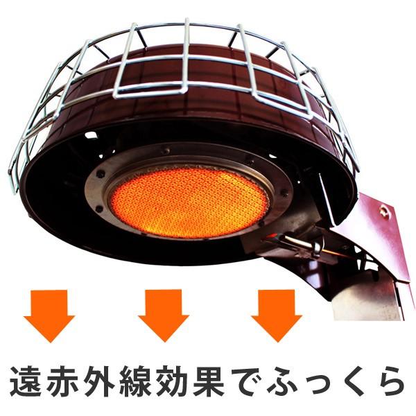 ニチネン ガスコンロ 無煙 遠赤外線グリル UFO カセットボンベ式 1.5kW 