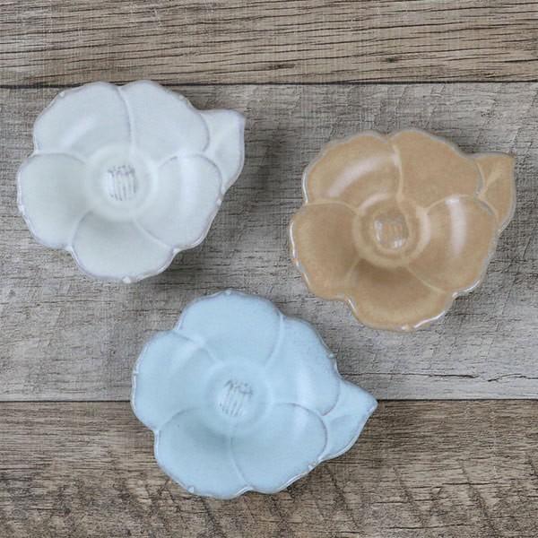 aito製作所 プレート 8cm 輪花皿 花皿 花シリーズ 洋食器 陶器 日本製