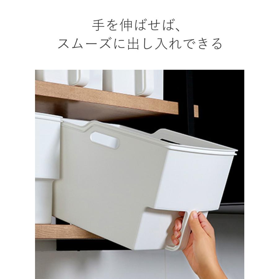 不動技研 キッチン収納ケース 吊り戸棚ボックスワイド 幅24cm