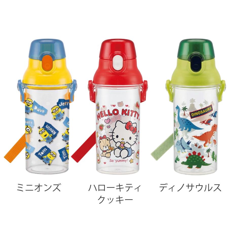 スケーター 水筒 480ml 食洗機対応プラクリアボトル （ 食洗機対応 直