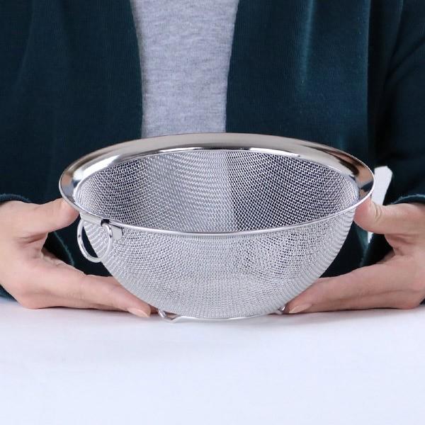 ヨシカワ 丸型ザル 18cm クックパル・スマート ステンレス製 日本製