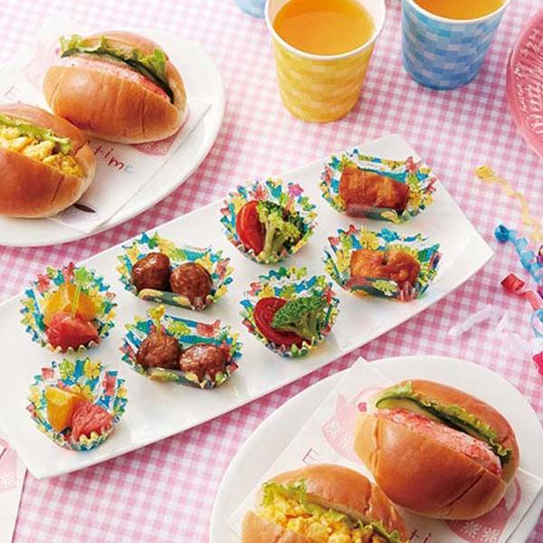 おかずカップ お弁当カップ ハイビスカス 丸・小判セット （ おかず