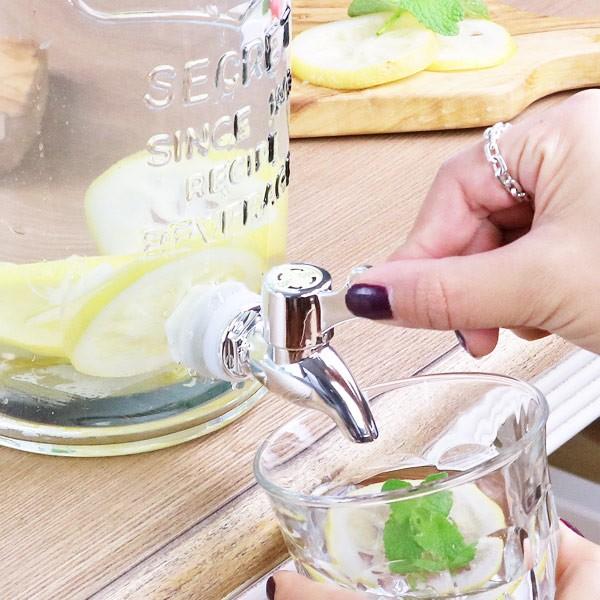 通販公式店 エコウォーター 希少 ガラスサーバー 新品フィルター、蛇口