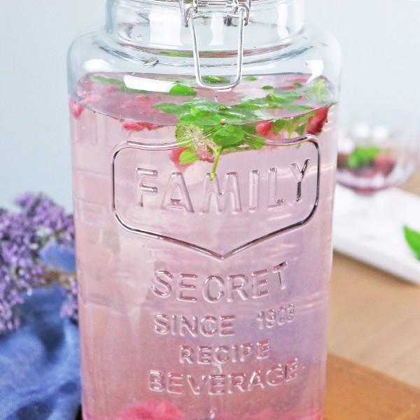 ガラスドリンクサーバー　イタリア製 ガラス ドリンクサーバー 3L 蛇口 スタンド付き 業務用 おしゃれ 梅酒