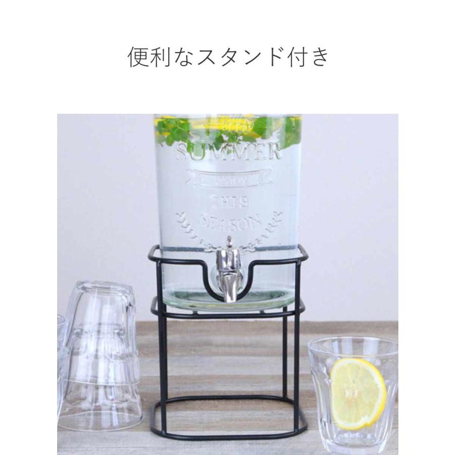 スタンド付きガラス製ドリンクジャグ/蛇口/ドリンクサーバー 楽天市場】ドリンクサーバー3L スタンド付 ガラス 蛇口付き 2個