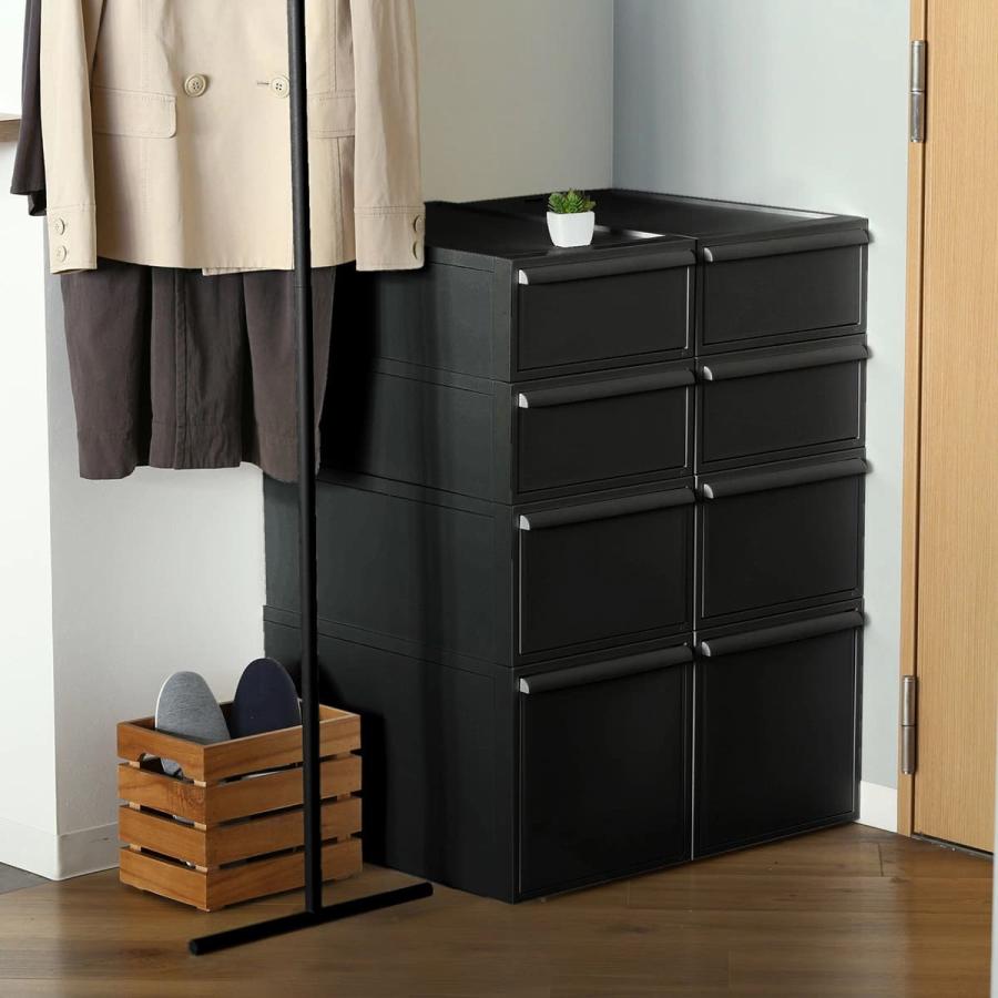 Like-it 特典付き 収納ケース 同色4個セット 引き出し S 幅32