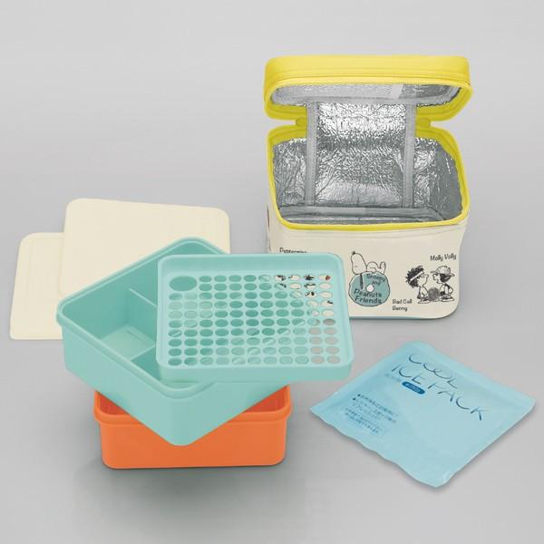 SNOOPY（スヌーピー） お弁当箱 行楽ランチセット 2段 保冷バッグ付き