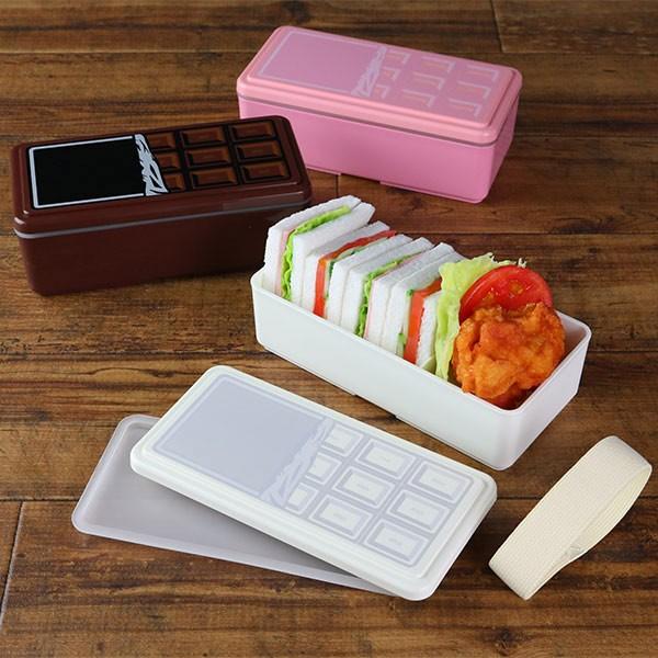お弁当箱 ジェルクール スクエア チョコレート SG 1段 500ml 保冷剤一