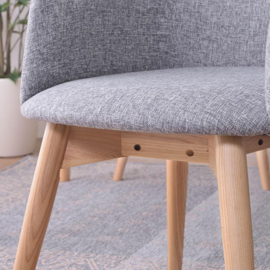 東谷 ダイニングチェア 座面高43cm アームチェアー カラメリ