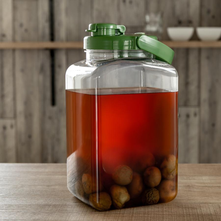 TAKEYA（タケヤ） 梅酒容器 液体密封容器 S型 4.0L プラスチック製 3個