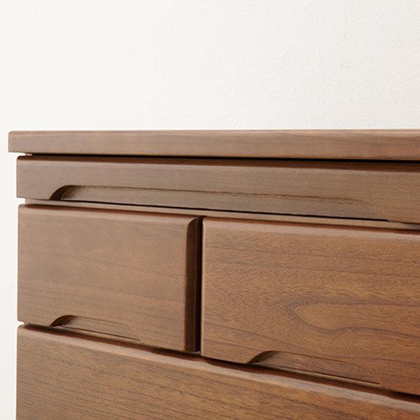 HAGiHARA 仏壇チェスト 2段 桐製 スライドテーブル付 幅60cm 完成品