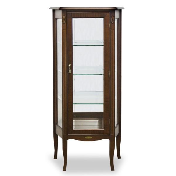 コレクションラック　キュリオケース　クラシック調　猫脚　Venezia　約幅62cm （ 開梱設置 木製 ガラスキャビネット ギャラリーケース コレクションケース ）_4