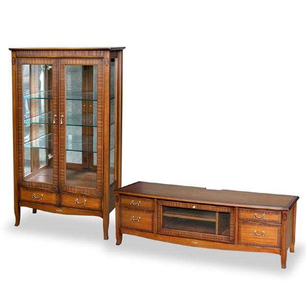 テレビ台 ローボード クラシック調 猫脚 Venezia 幅150cm （ 開梱設置