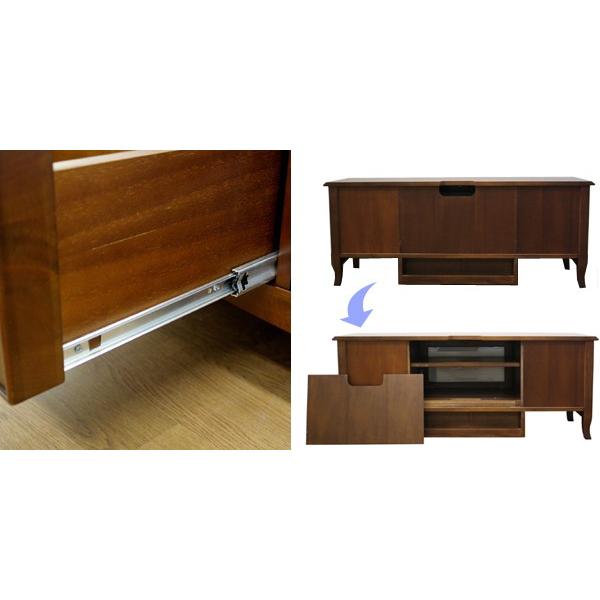 テレビ台 ローボード クラシック調 猫脚 Venezia 幅150cm （ 開梱設置