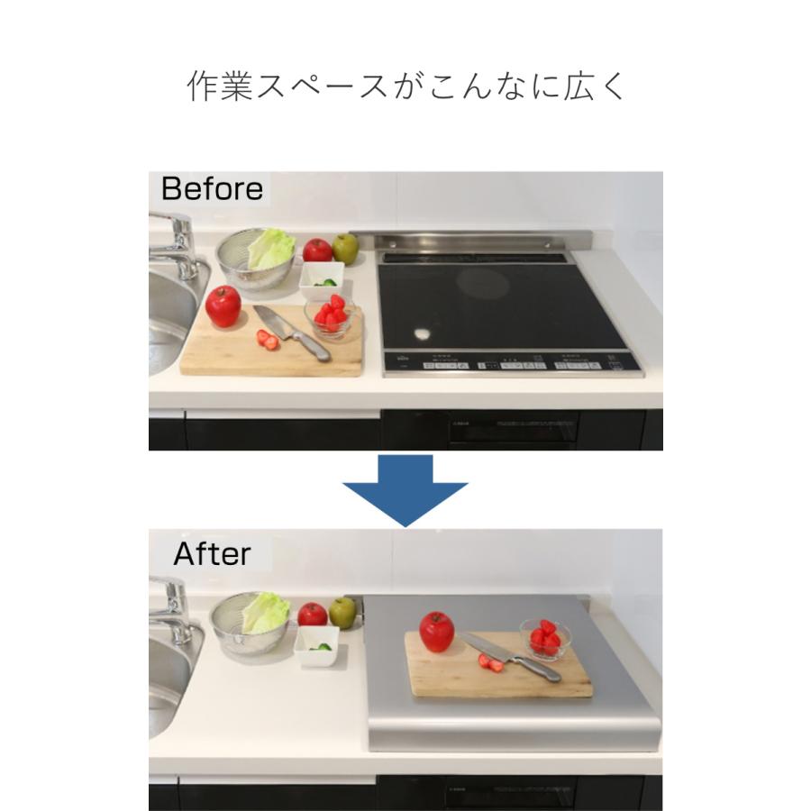 池永鉄工 コンロカバー システムキッチン用 幅75cm用 （ 日本製