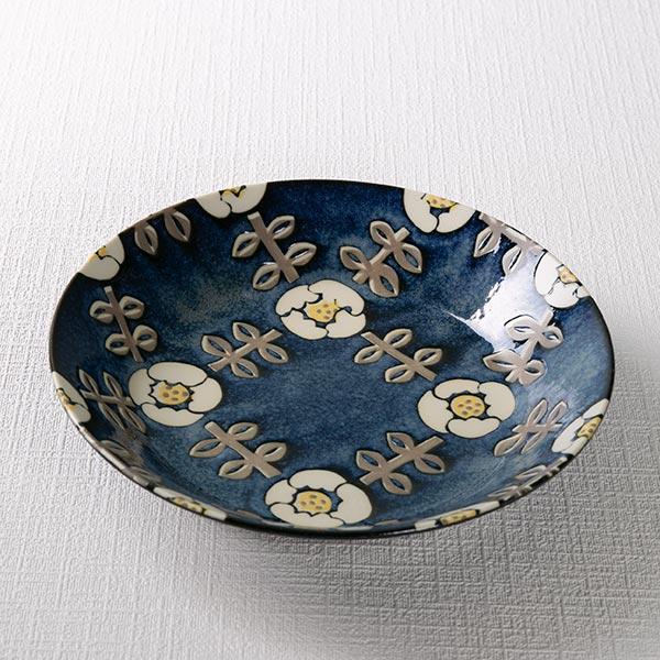 プレート 21cm ノルディックフラワー 磁器 美濃焼 日本製 （ 食洗機