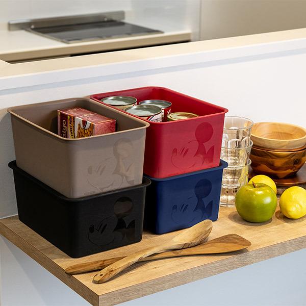 収納ボックス フタ付き ハーフサイズ ミッキーマウス スクエアbox 収納ケース 収納 小物入れ カラーボックス ふた付き お弁当グッズのカラフルボックス 通販 Yahoo ショッピング