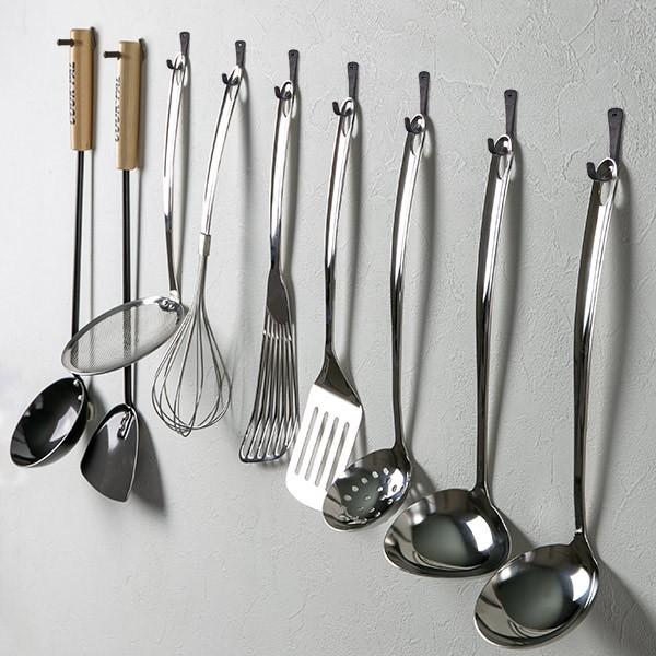 フライ返し クックパル ターナー ステンレス製 日本製 （ 穴あき