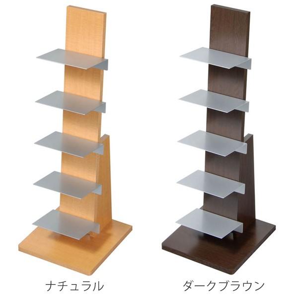 ブックタワー　ロータイプ　ダークブラウン 本棚 ブックタワー 積み重ね ロータイプ 幅29.5cm （ 棚 ラック 収納