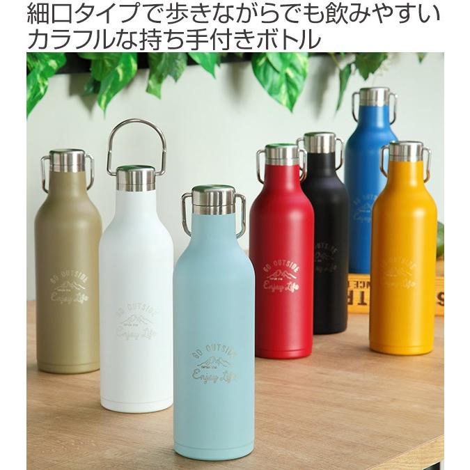 水筒 キャプテンスタッグ 直飲み マグボトル ステンレス モンテ ハンガーボトル 480ml （ 保温 保冷 ステンレス製 魔法瓶 CAPTAINSTAG ）｜colorfulbox｜10