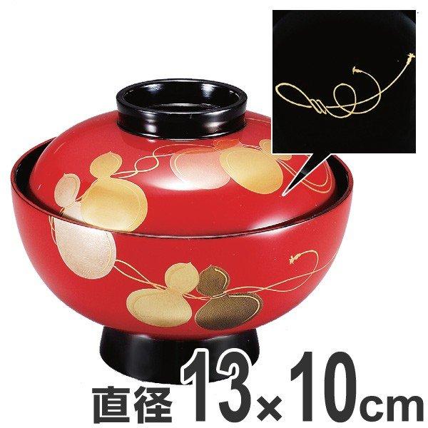 和食器 関谷二男作 漆塗 高台汁椀 五客 共箱 C 8494 和食器 関谷二男作