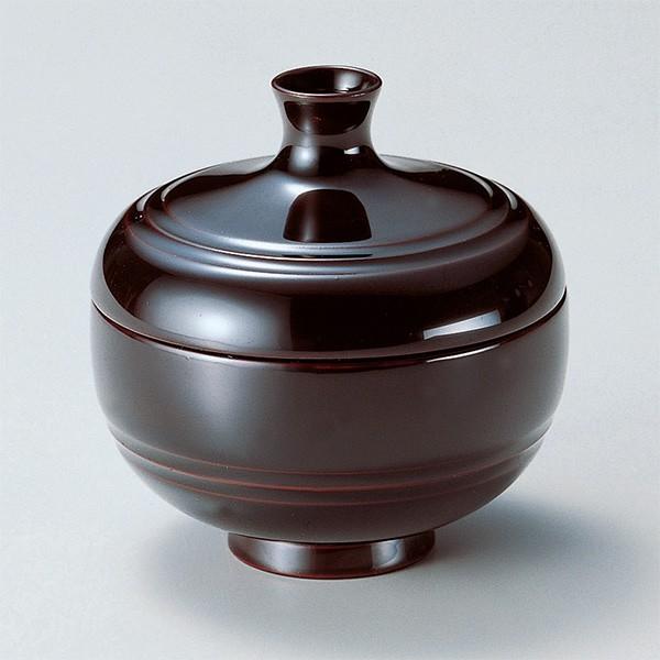 小吸碗 一輪椀 木製 3.8寸 溜内朱 漆塗 汁椀 吸い物 本漆塗 和食器