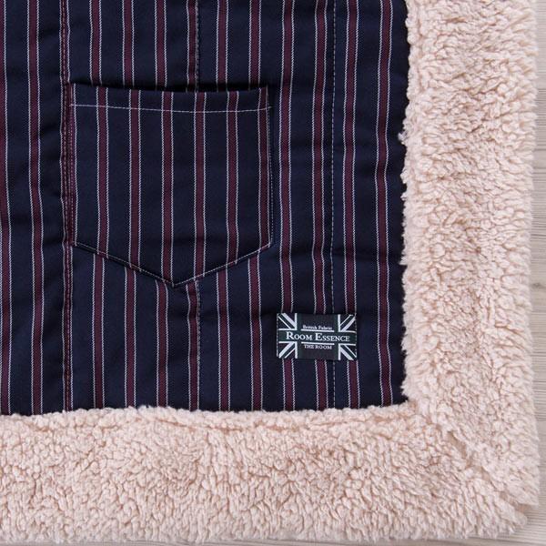 こたつ布団 正方形 190×190cm ストライプ柄 グレー （ こたつ こたつ