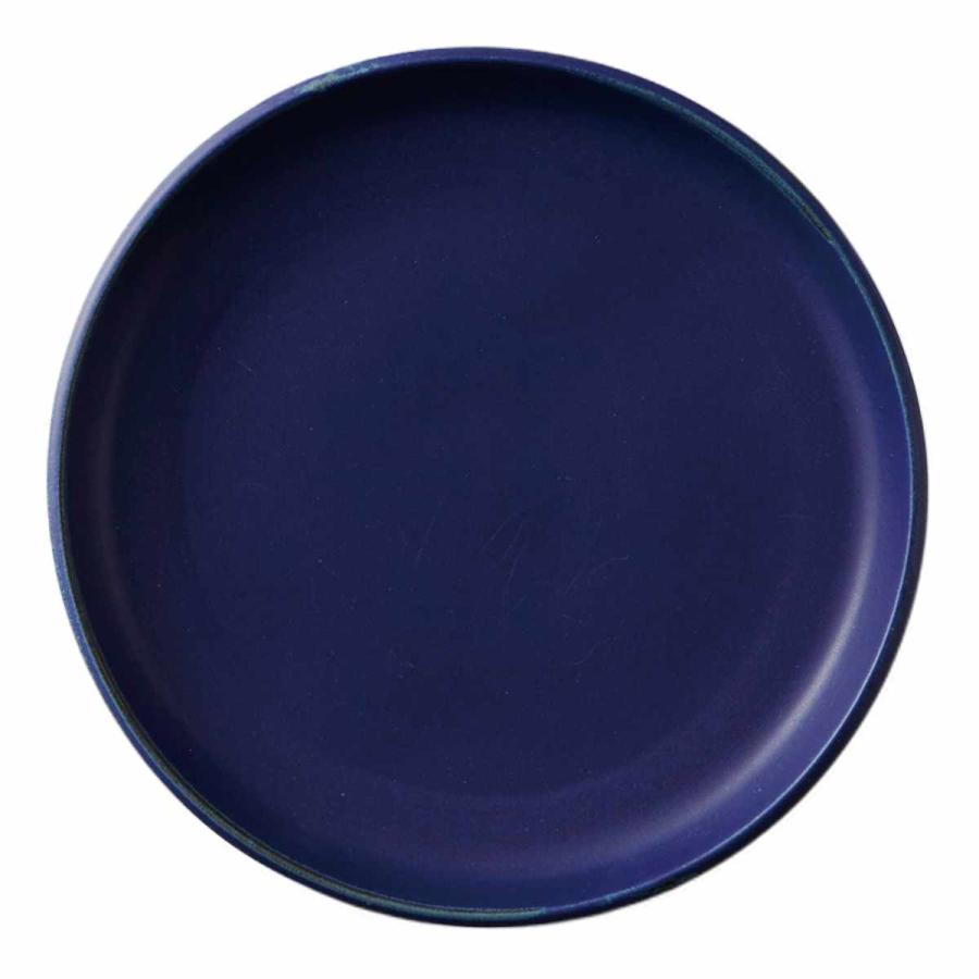 プレート 24cm Blueシリーズ 陶器 食器 笠間焼 日本製 （ お皿 皿 ワン