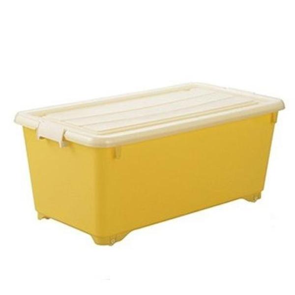 JEJアステージ 収納ボックス ふた付き 同色2個セット 約 幅40×奥行74