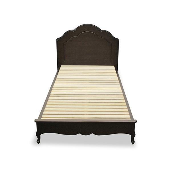 セミダブルベッド クラシック調 猫脚 フルール 約幅130cm （ ベッド