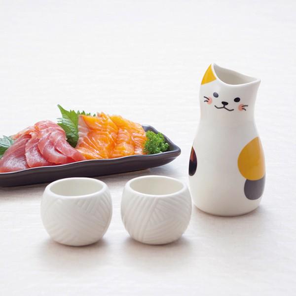 徳利 猫 とっくり&おちょこセット とっくり おちょこ セット 食器