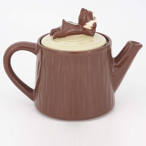 キャラクター ティーセット 陶器製 Disney（ディズニー） ティーポット チップ&デール 350ml 急須 陶器