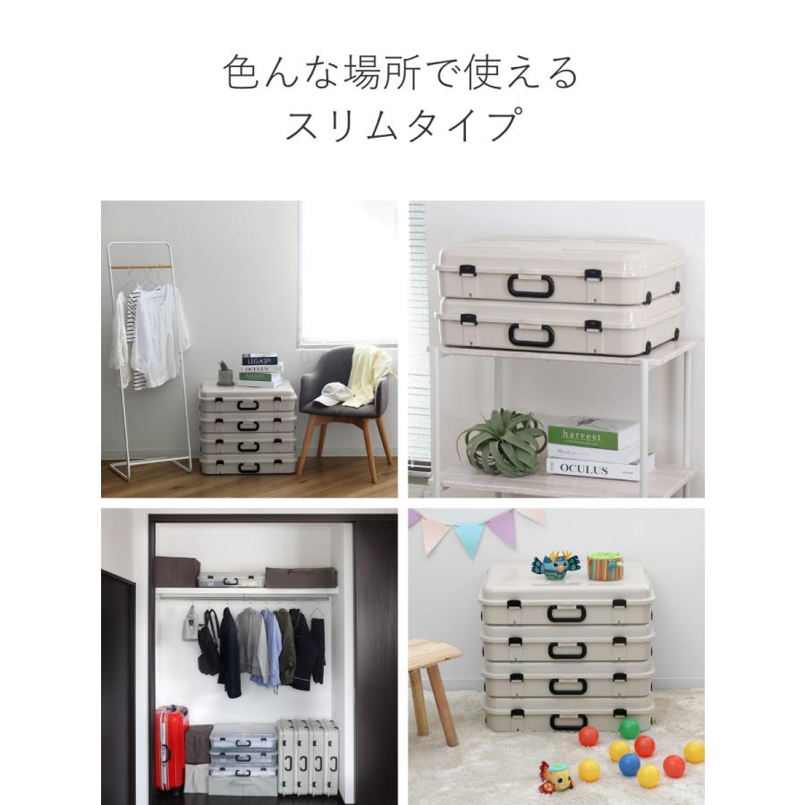 平和工業 収納ケース 約 幅60×奥行45×高さ14cm クローズケース 平和工業 収納ケース 約 幅60×奥行45×高さ14cm クローズケース