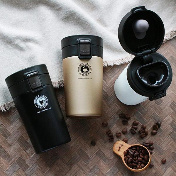 水筒 ステンレス ワンタッチ 真空断熱携帯タンブラー 290ml マグボトル コーヒー ワンプッシュ 保温 保冷 コーヒー用 ステンレスマグボトル おしゃれ お弁当グッズのカラフルボックス 通販 Yahoo ショッピング