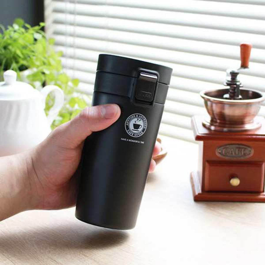 アスベル 水筒 370ml ステンレス ワンタッチ 真空断熱携帯タンブラー