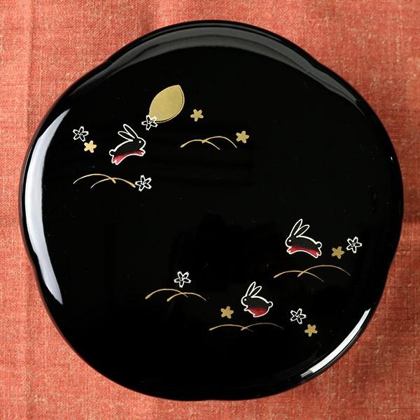 ​【未使用】京漆器 象彦 光琳 梅椿図 菓子鉢 飾り皿 共箱付き 未使用】京漆器 象彦 光琳 梅椿図 菓子鉢 飾り皿 共箱