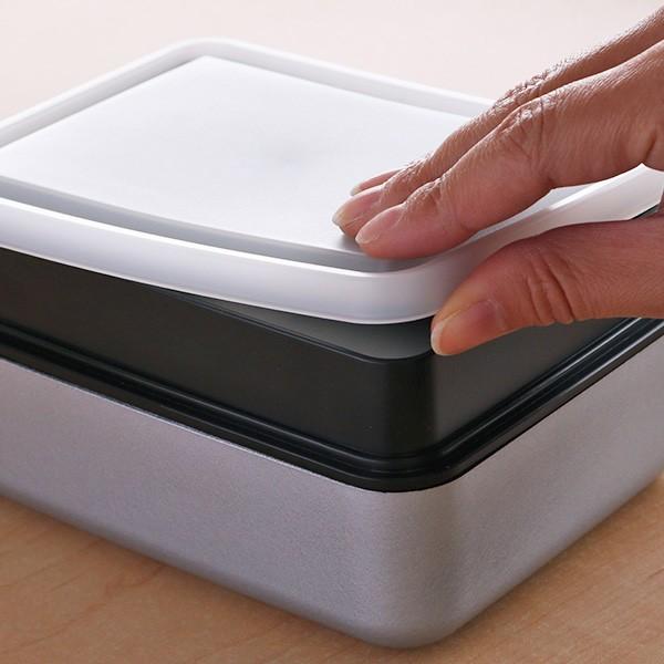 弁当箱 ワイドランチ Border 1300ml （ お弁当箱 日本製 電子レンジ
