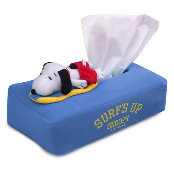 SNOOPY（スヌーピー） ティッシュケース サーフィン （ ティッシュ
