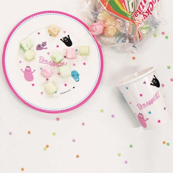 プレート 21cm バーバパパ ハート メラミン製 BARBAPAPA 食器